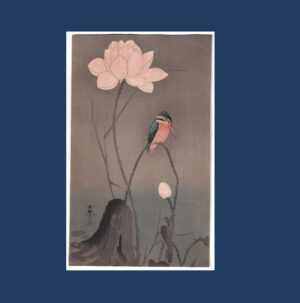 Ohara Koson: Kingfisher on Lotus, c.1930's