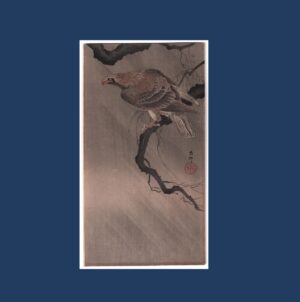Ohara Koson: Eagle on Branch, c.1910's