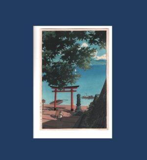 Kawase Hasui: Chuzenji at Utagahama Beach, lifetime impression, 1931(SOLD)