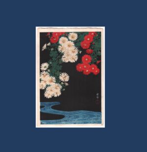Ohara Koson: Chrysanthemum and Stream, lifetime impression, 1931 (SOLD)