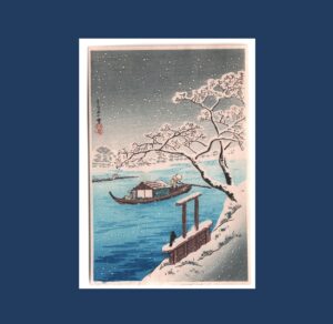 Takahashi Shotei: Sumida River in Snow
